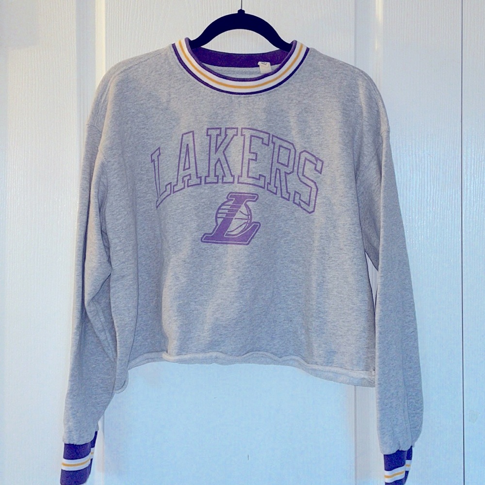 Lakers Crop Sweater